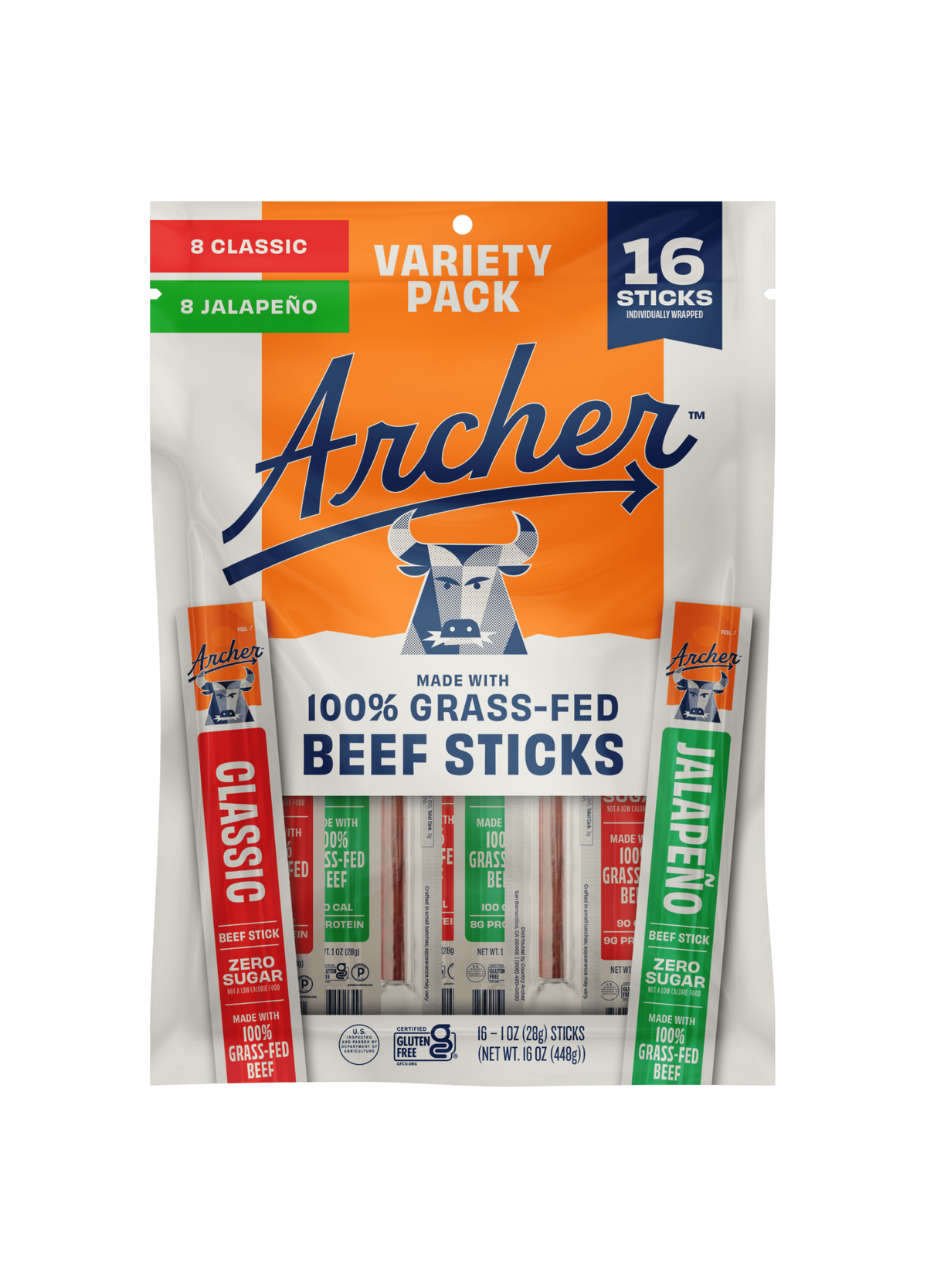 Variety Pack - Classic & Jalapeno Beef Sticks