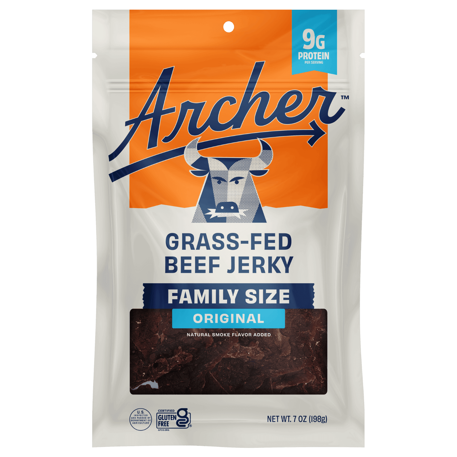 Archer 7 ounce Original Beef Jerky front of package