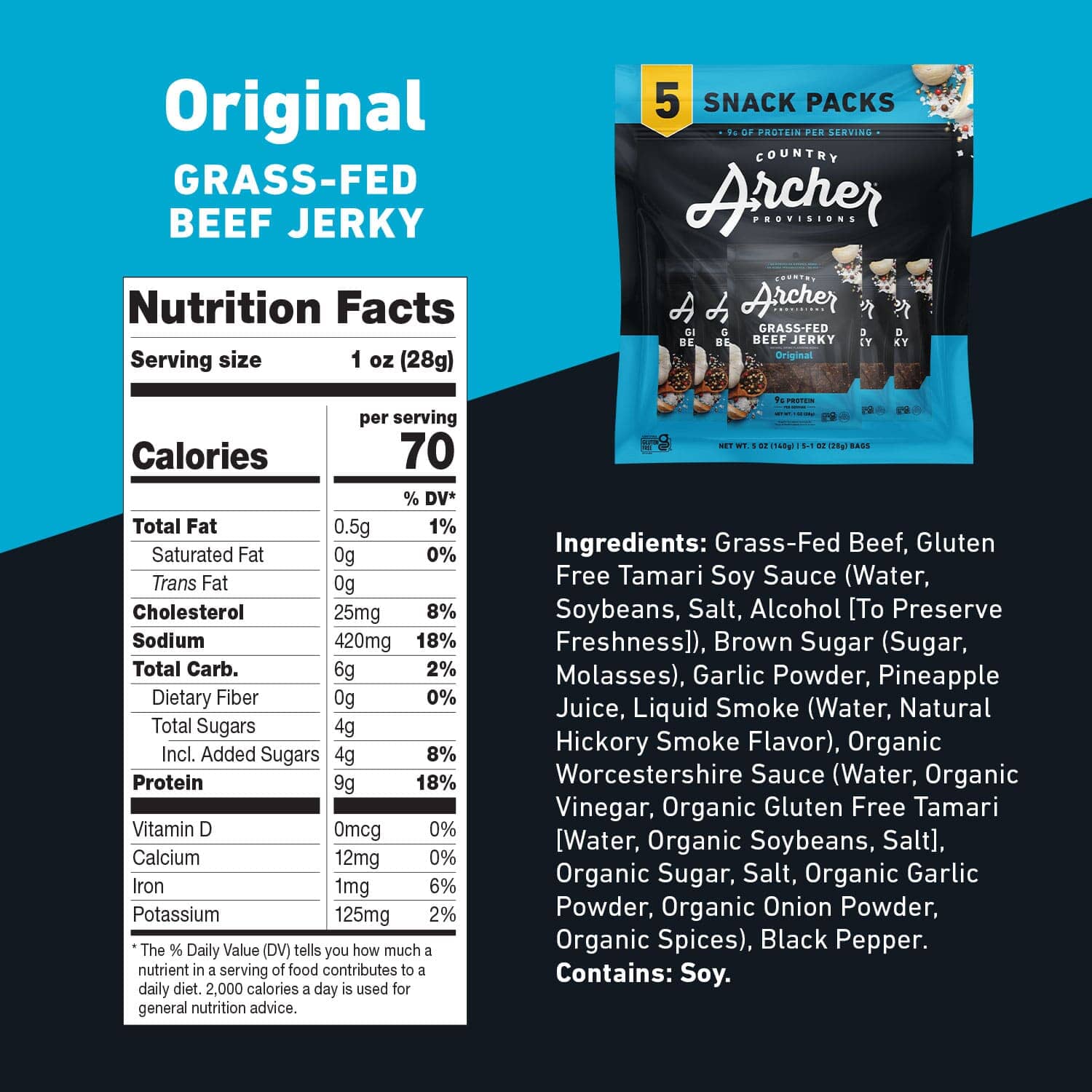 Original Beef Jerky Snack Packs