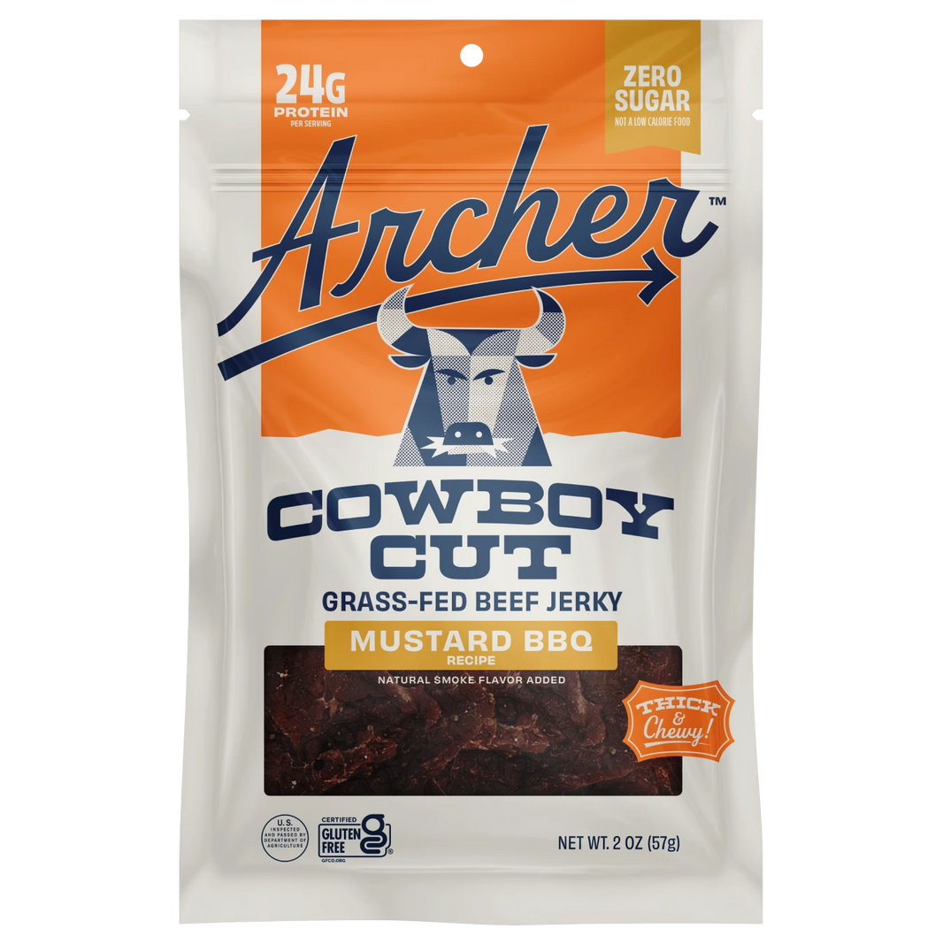 Cowboy Cut Mustard BBQ Beef Jerky