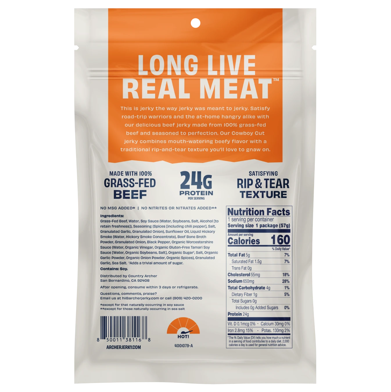 Cowboy Cut Spicy Beef Jerky