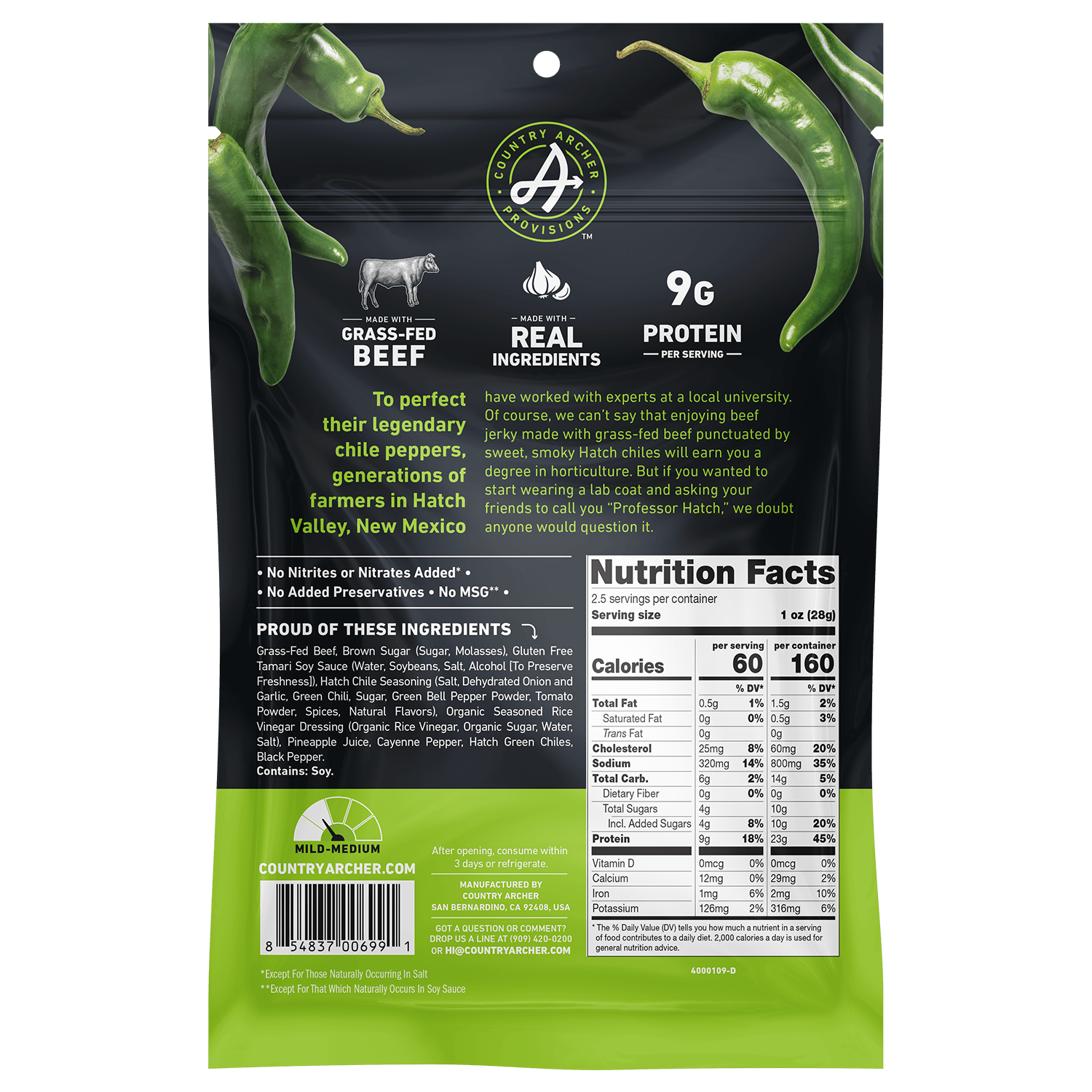 Hatch Chile Beef Jerky