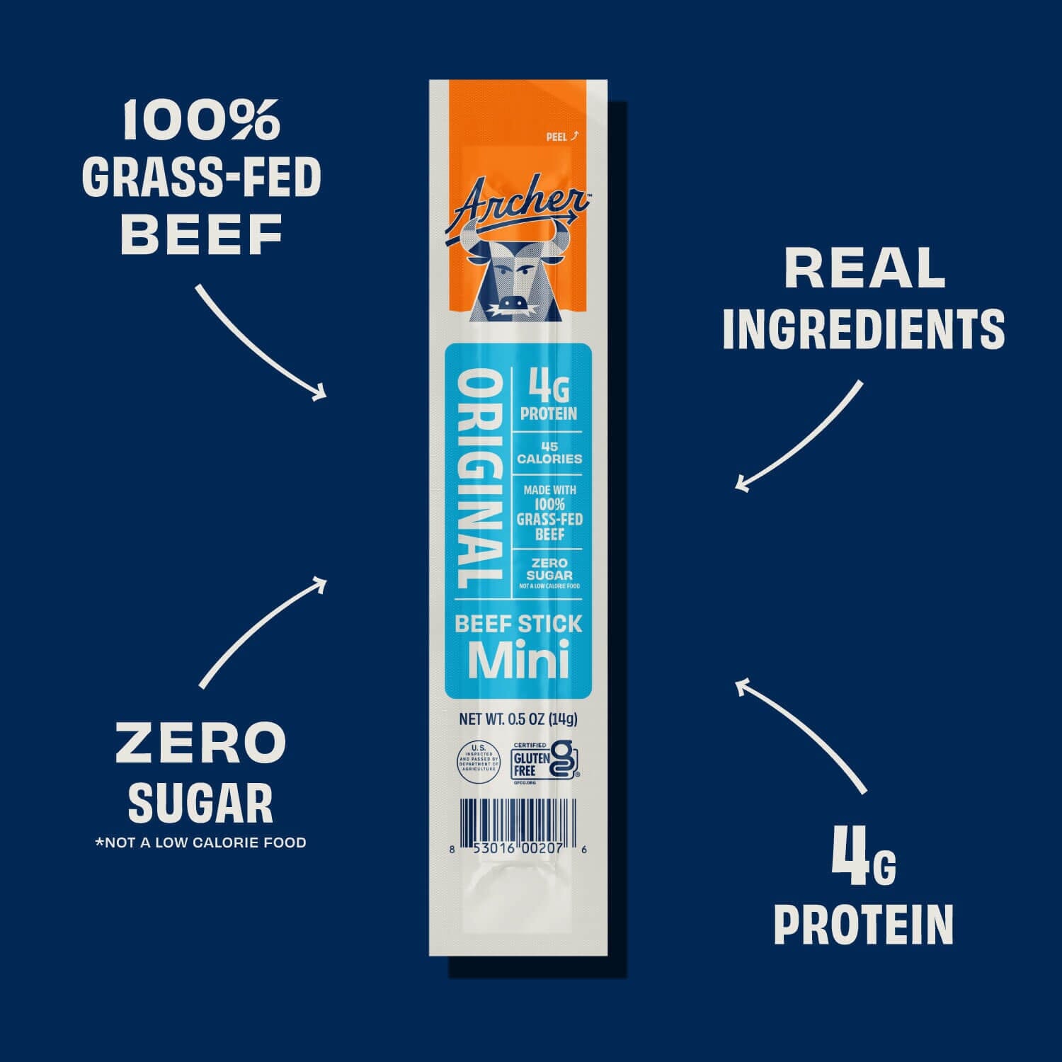 Archer Original Beef Mini Sticks features